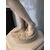 White marble statue with base, depicting Venus     