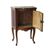 TUSCAN CROSSBOW BEDSIDE TABLE WITH MARBLE TOP     