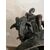 La ninfa Amaltea con la capra - Scultura in bronzo Francia XIX secolo firmata