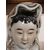 Statuetta cinese dell'800 in porcellana raffigurante divinità femminile