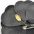 CHANEL Spilla Vintage in Tela Col. Nero Camellia
