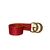 Gucci Cintura Marmont Perle Rossa