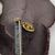 CHANEL Spilla Vintage in Tela Col. Marrone Camellia Brooch