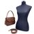 GUCCI Borsa a Mano Vintage in Pelle Col. Marrone n.a. M