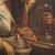 Antico dipinto fiammingo olio su tela del XVIII secolo 