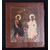 Antica icona del 1800 raffigurante Santi e Gesù bambino