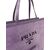 Prada Shopper Paillettes Lilla