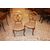 Gruppo di 4 sedie Francesi stile Luigi Filippo del 1800 in legno di Noce