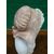 Scultura volto di donna firmata Riccardo Aurili seconda metà 1800 in alabastro