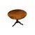 Tavolo sorrentino circolare con intarsio Marquetterie del 1800 italiano in legno di noce