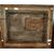 Olio su tela firmato inglese del 1800 raffigurante corso d'acqua sentiero e pescatore