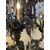 Lampadario vetro di Murano nero 21 fiamme