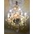Rezzonico chandelier with 24kt gold 6 flames     