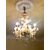 Rezzonico chandelier with 24kt gold 6 flames     
