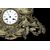 Orologio parigina  in bronzo e metallo dorato del 1800 francese Raffigurante scena Mietitura del grano 
