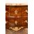 Cassettone antico Napoleone III Francese in legno esotico pregiato con piano in marmo. Periodo XIX secolo.
