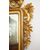 Specchiera antica Luigi Filippo Napoletana in legno dorato e intagliato. Periodo XIX secolo.