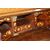 Cassettone a rullo olandese di fine 1700 stile Luigi XV in mogano con intarsi Restaurato