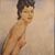 Dipinto nudo di donna anni 60' firmato