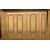 DARB219 - Boiserie in legno laccata, epoca '700, metri lineari 11,25 x H 2,5 