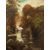 W. Miller (British, fine XIX sec.) - Paesaggio boschivo con ruscello.