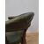 Poltrona chesterfield da scrivania in mogano e pelle - poltroncina chester - fine 800 - inglese