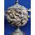 Coppia di potiches in bronzo su basi in marmo -cm 51 h- Francia XIX sec.