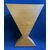 Mobile a triangolo 5 cassetti - stile Art Deco in radica geometrica