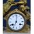 Large table clock in bronze and alabaster - Ph. Mourey - France 19th century     