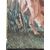 Large painting on canvas &quot;Hounds in the Woods&quot; Italy - 20th century.     