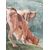 Large painting on canvas &quot;Hounds in the Woods&quot; Italy - 20th century.     