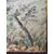 Large painting on canvas &quot;Hounds in the Woods&quot; Italy - 20th century.     