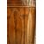 Antica credenza alta Biedermeier del 1800 in legno di mogano e piuma di mogano