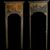 2 Porte piemontesi laccate con 3 splendidi telai XVIII secolo 