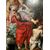 Stupendo Dipinto Olio su tavola "Sacrificio di Isacco" Italiano del 1500 con stupendo telaio