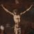Italian Crucifixion painting from the 18th century