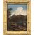 Pittore veneziano (XVIII sec.) - Paesaggio fluviale con personaggi.