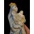 Madonna col Bambino in ceramica policroma Francia XVIII secolo 