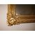 Stupenda specchiera francese dorata con putto di inizio 1800 foglia oro 