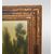 Olio su tela dipinto francese Rovine e Scene di Caccia di inizio 1900