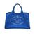 PRADA Borsa Shopper in Tela Col. Blu Canapa M