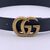 GUCCI Cintura in Pelle Col. Nero Marmont