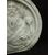 Medaglione raffigurante Dio Onnipotente Benedicente con in mano il Mondo - 44 x 41 cm - Marmo di Carrara - xx secolo