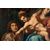 Dipinto antico olio su tela raffigurante il Matrimonio mistico di Santa Caterina. Napoli XVIII secolo.