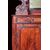 Piattaia belga del 1800 stile Luigi Filippo in mogano e piuma di mogano con intagli 