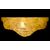 Mensola-applique in legno scolpito e foglia oro con testa di angelo cherubino.Periodo direttorio.