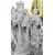 DARS585 - Coppia di statue in cemento, cm L 70 x H 190 x P 70