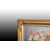 Olio su tavola francese di fine XIX firmato secolo Raffigurante Fiori