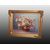 Olio su tavola francese di fine XIX firmato secolo Raffigurante Fiori