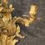 Coppia di applique in bronzo dorato in stile Luigi XV